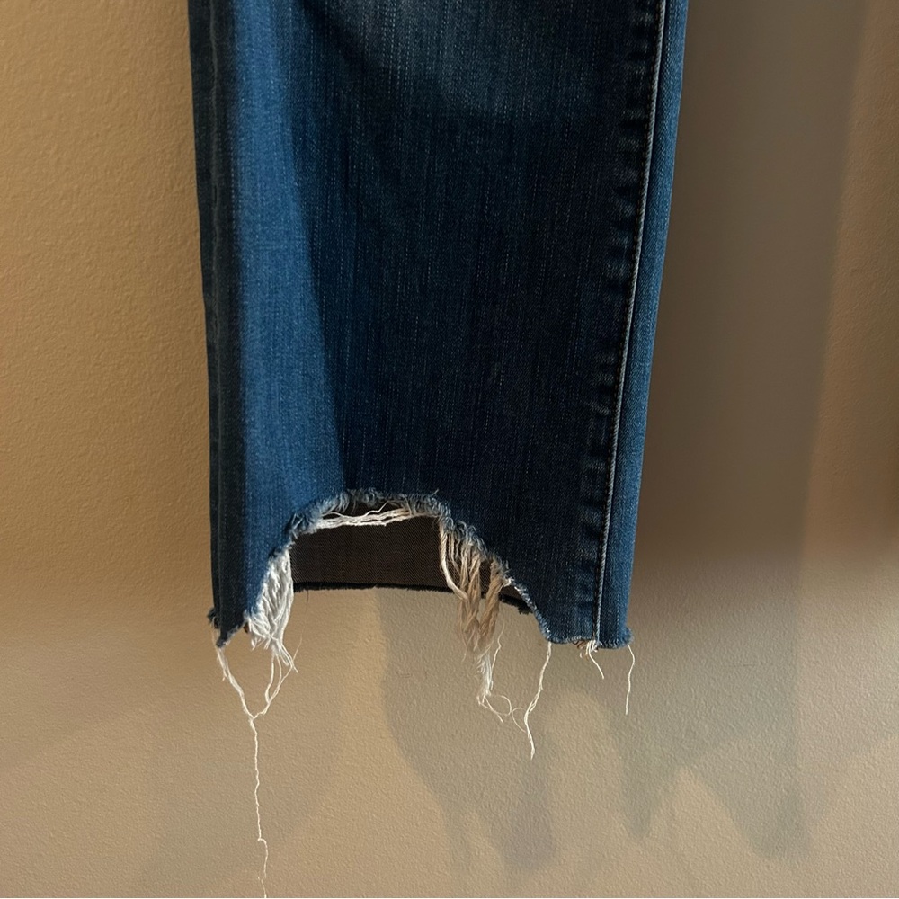 Madewell Cali Demi-Boot, Bronson Wash, raw edge, size 26 - Picture 4 of 5